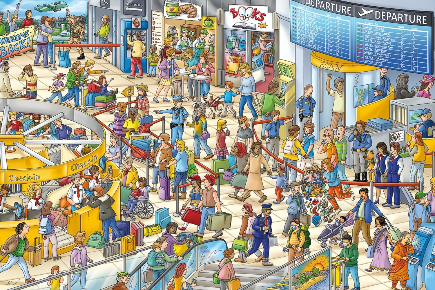 My Little Wimmelbook - at the Airport: a Look-And-Find Book: 0 image number 4