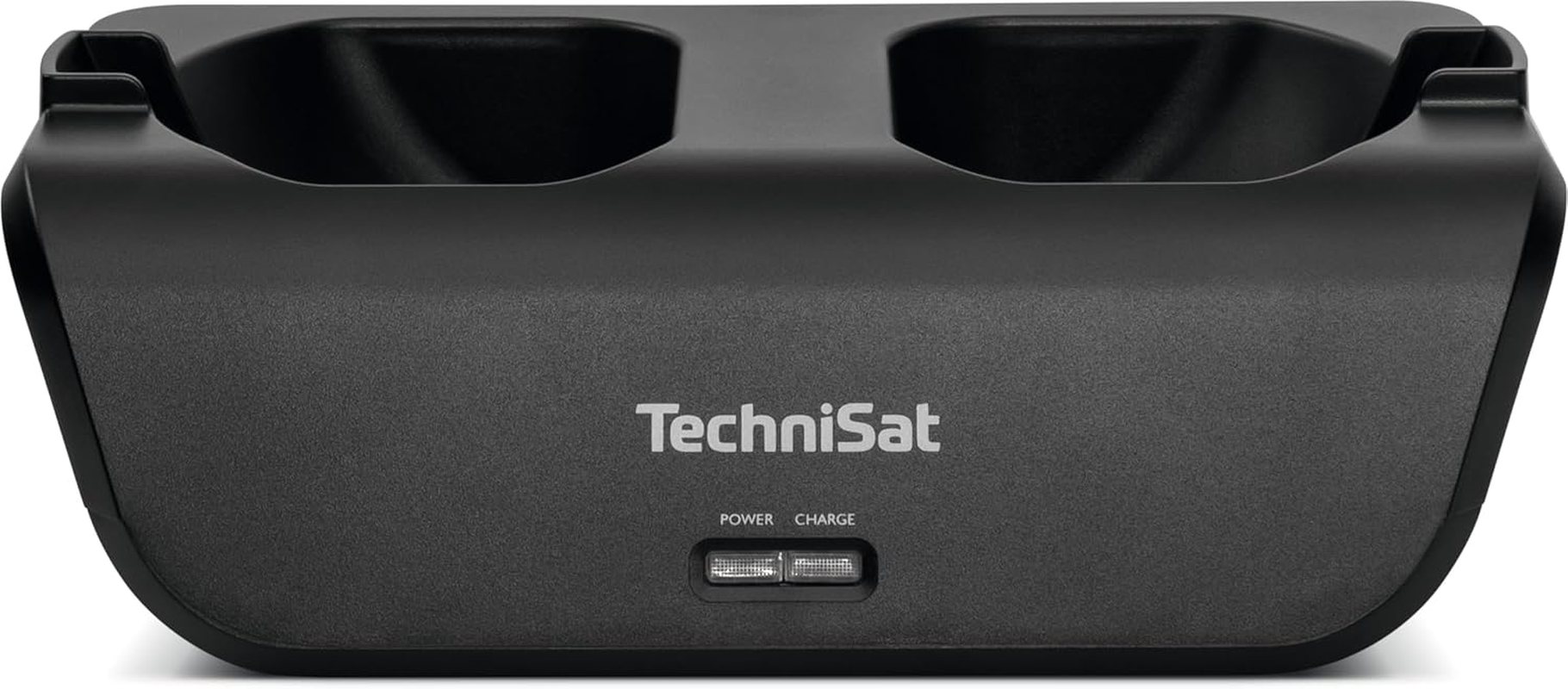 Technisat STEREOMAN 2 V2 Wireless 2.4 Ghz Wireless Headphones for Televisions and Music Systems with Docking Station, Aux-In, Audio Input Optical Black image number 1