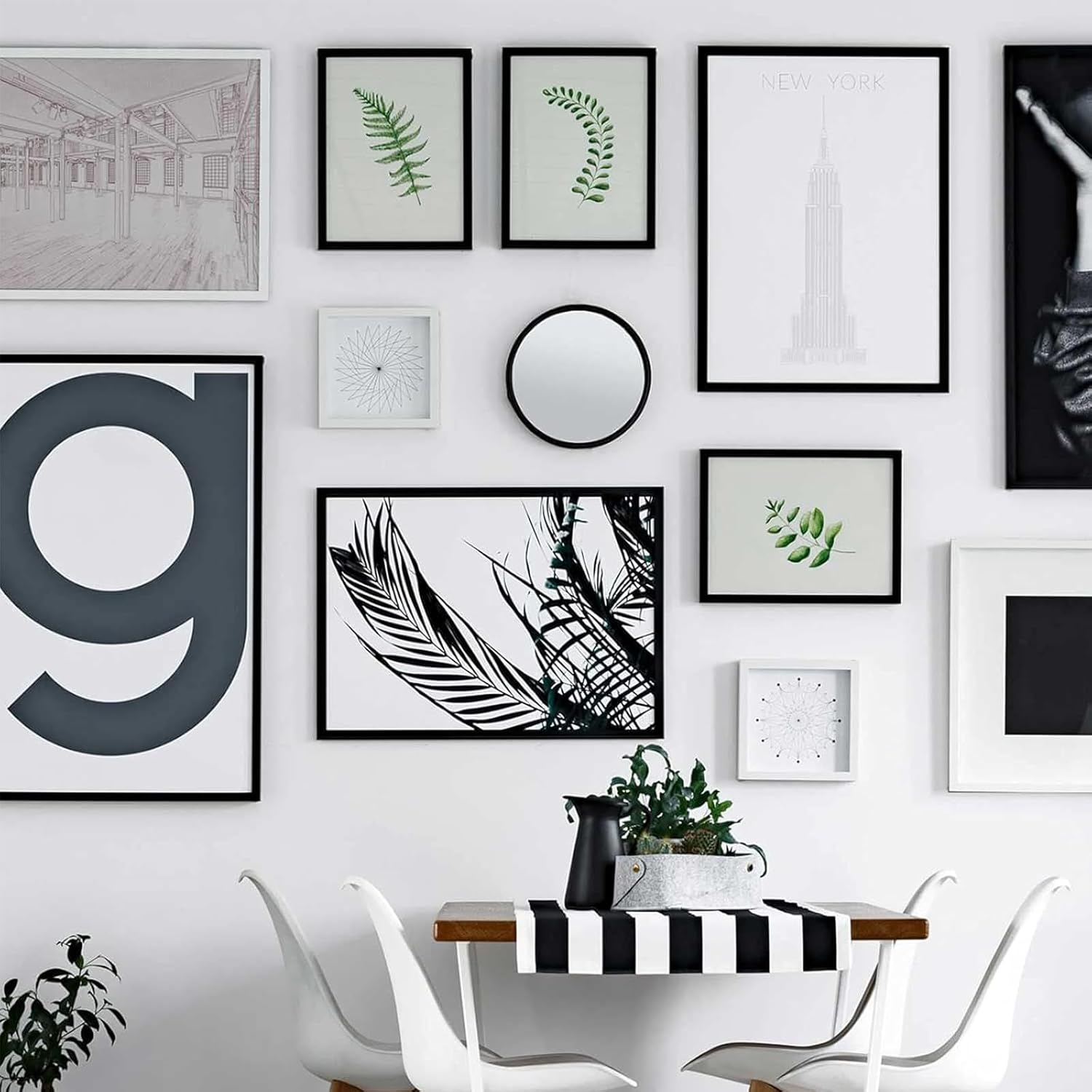 Nlvnmv 246 Pcs Picture Hanging Kit with Hooks, Wire, Nails, Eye Screws, Sawtooth Hangers, Hardware Tool for Frame and Canvas Mounting (Gold) - Silver image number 7