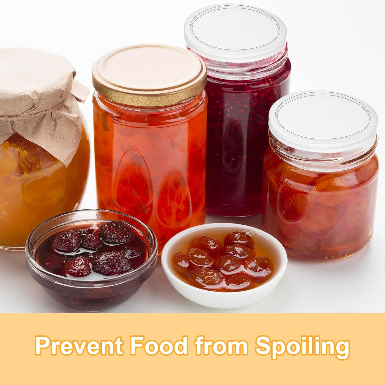 Pack of 12 Lids for Cans, Plastic Can Lids in 3 Different Sizes, Washable Can Closure for 400 G Cans / 800 G Cans, Transparent Can Lids, Cat Food, Dog Food image number 3