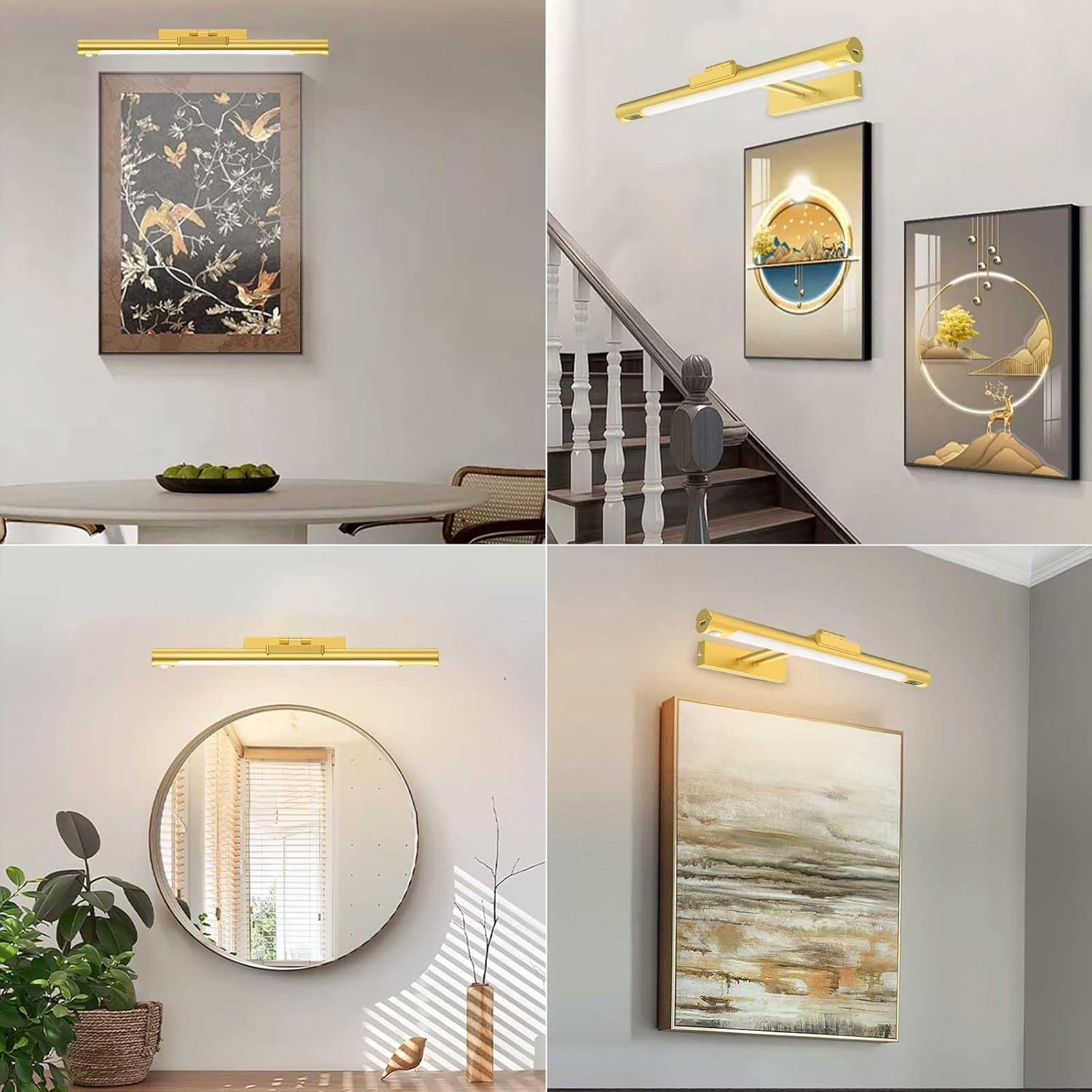 Rechargeable Picture Light,Wireless LED Picture Lights for Wall Art - 1Pcs-With Base image number 3