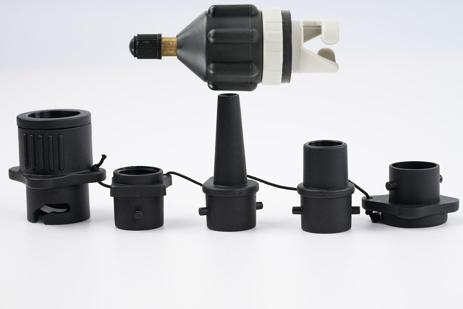 Yavzevlqi Sup Pump Adapter Paddle Board Pump Adapter and Air Pump Adapter Nozzles for Kite/Boston Valve Adapter Standard Conventional Spoke Plate Attachment Multitools Air Pump Nozzles image number 1