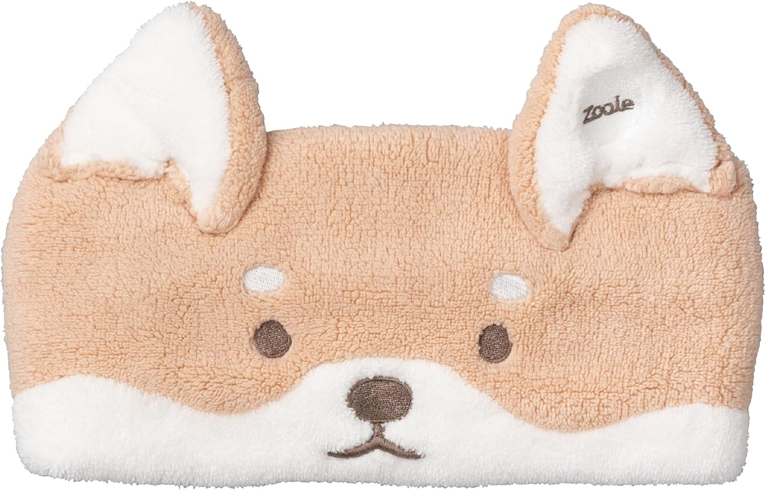 CBJAPAN Zooiefam Hair Turban, Absorbent, Quick Drying, Microfiber, 3 Times Cotton (Head Circumference), 17.3-29.5 Inches (44-75 Cm), for Cats, Facial Cleansing, Pool, Bath, Marshmallow Texture