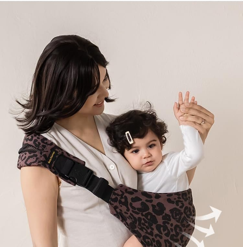 Baby Carrier Toddler Sling Ergonomic, Front Carry for Newborns & Older Babies 8-32 Lbs Infants Adjustable Size Breathable for Going Out Shopping & Travel Lightweight Portable Cotton - C image number 5