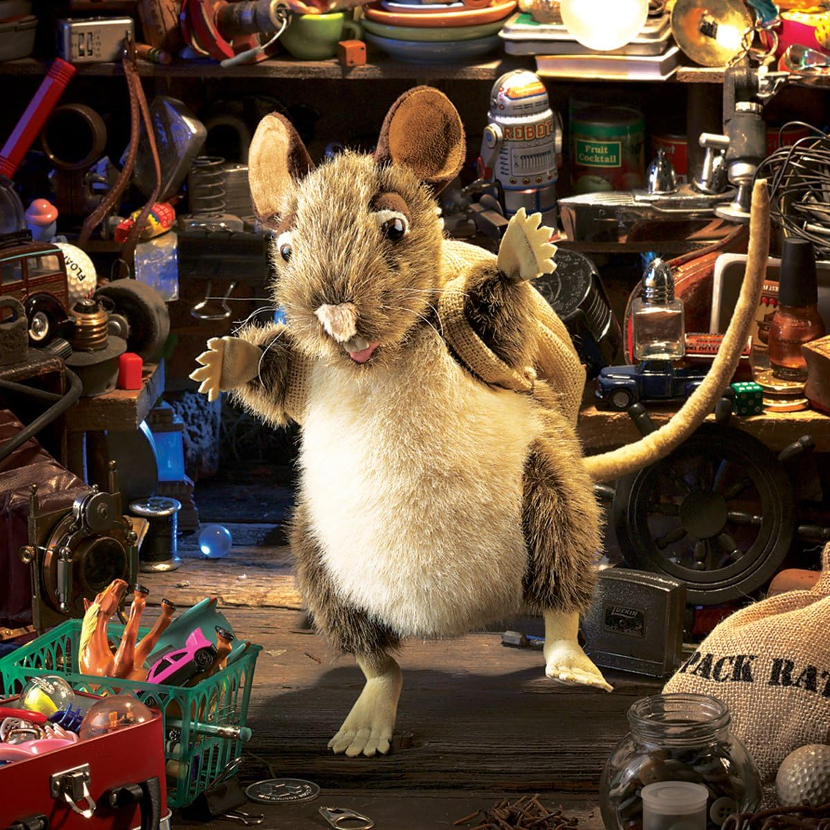 Folkmanis Pack Rat Hand Puppet image number 2