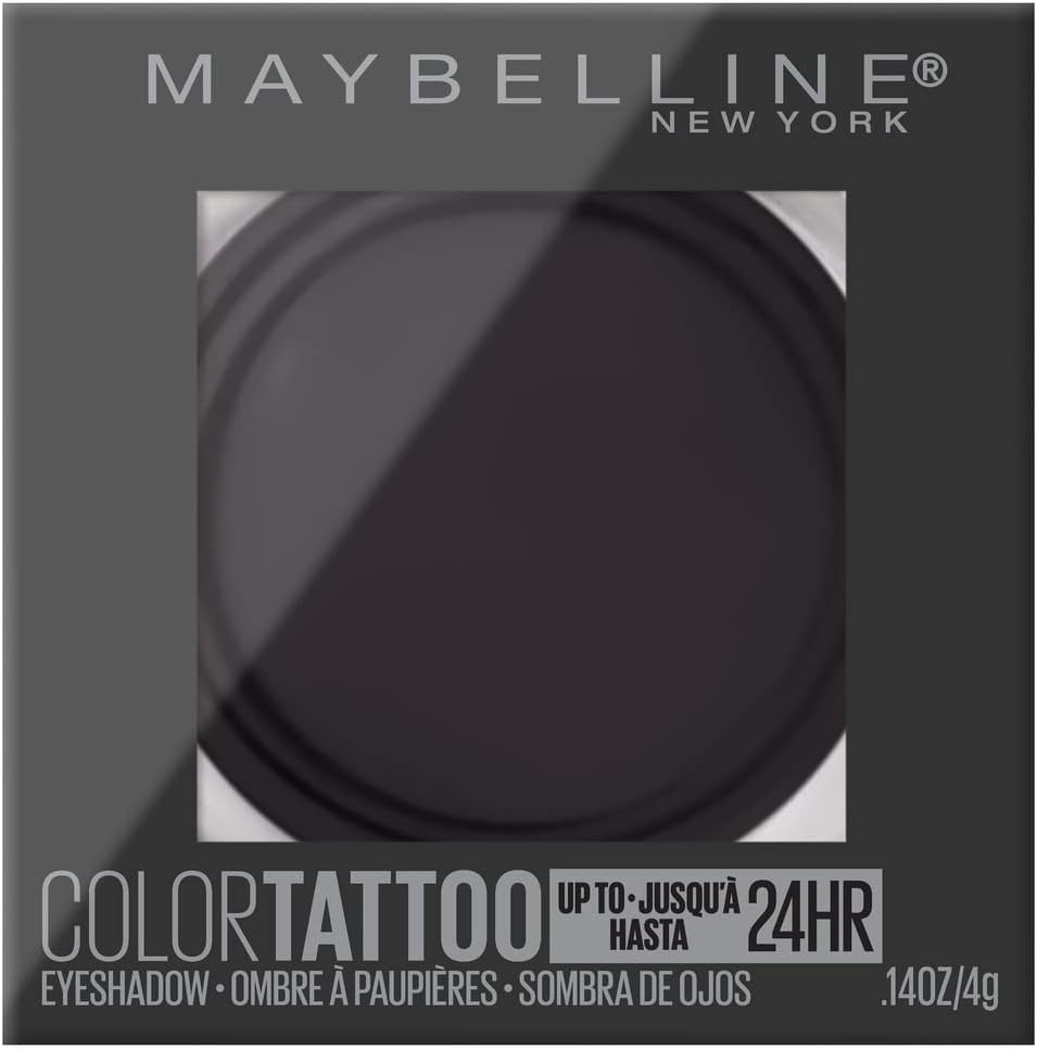 Maybelline New York Color Tattooup to 24HR Longwear Waterproof Fade Resistant Crease Resistant Blendable Cream Eyeshadow Pots Makeup, High Roller, 0.14 Oz.