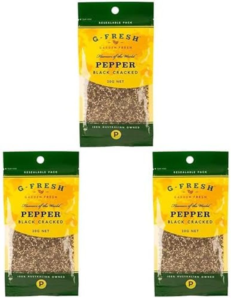 G-Fresh Black Pepper Cracked 20 G