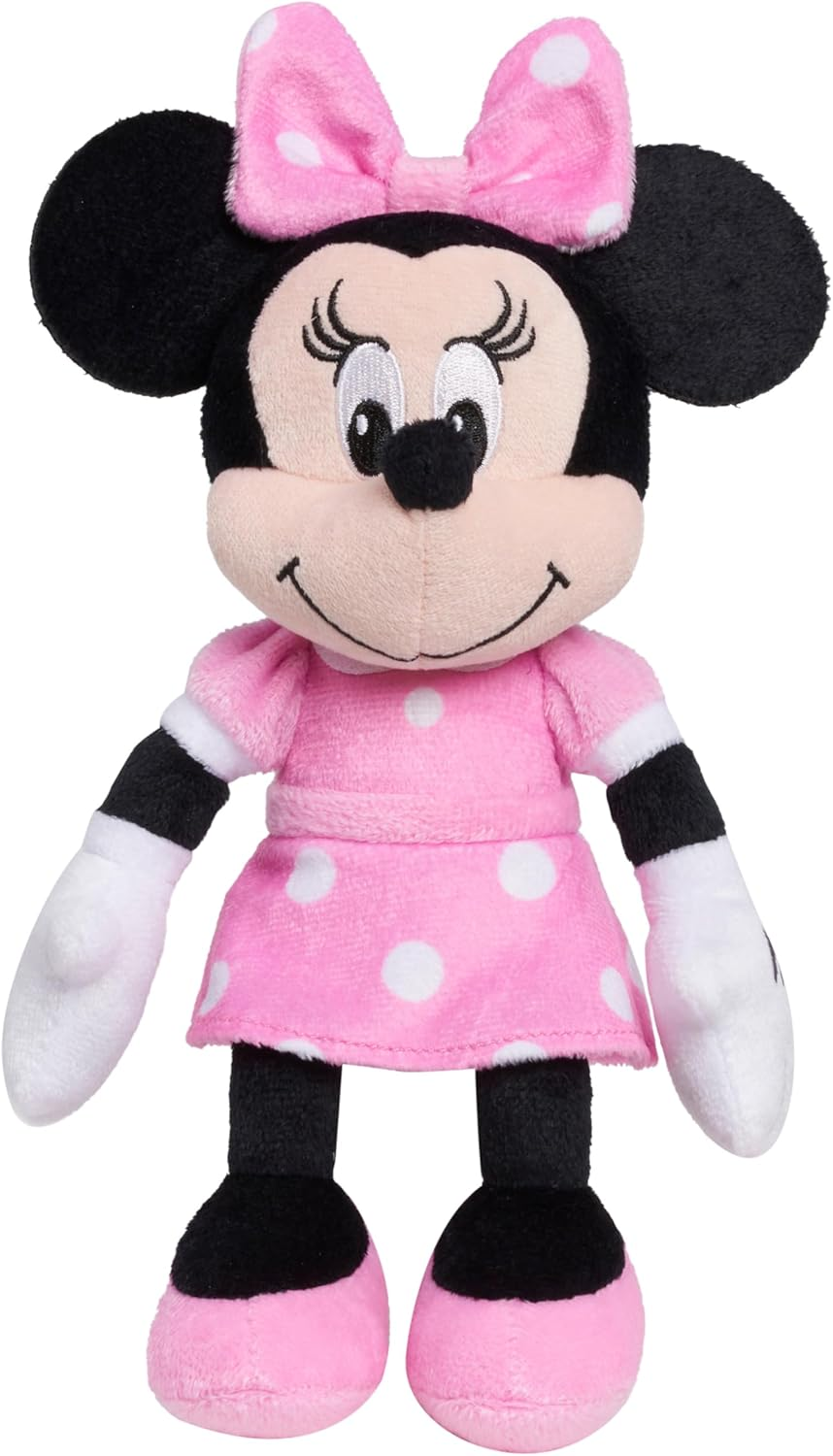 Disney Junior Mickey Mouse Bean Plush Minnie Mouse Stuffed Animal, Kids Toys for Ages 2 up by Just Play image number 1