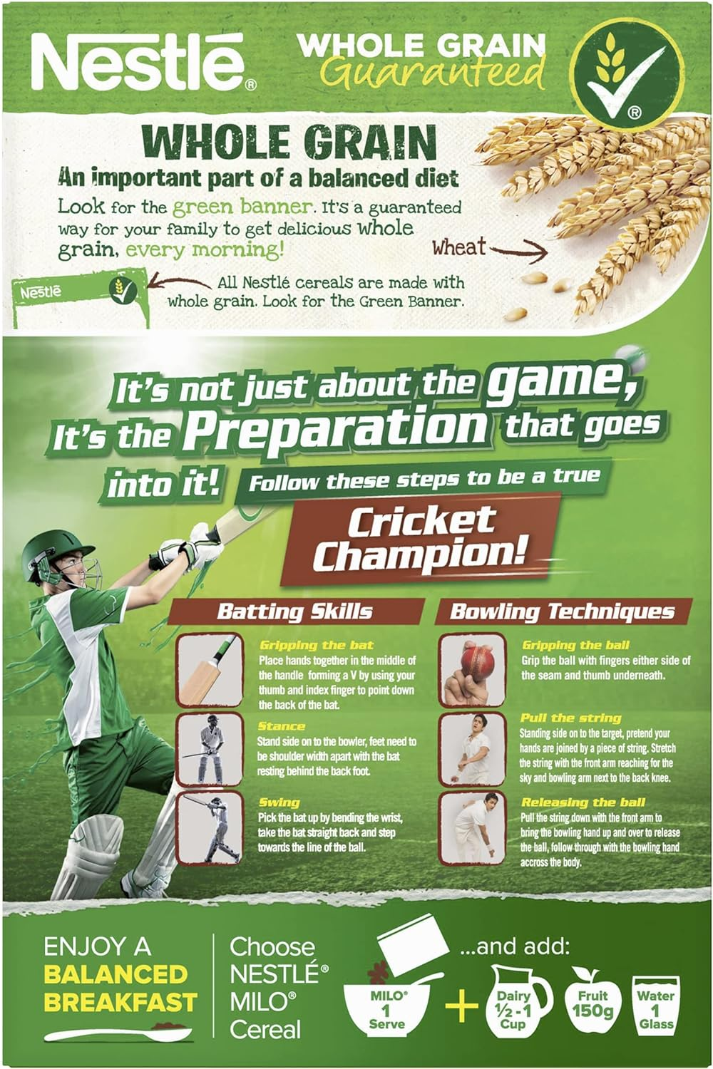 Nestle Milo Breakfast Cereal 350 G image number 1