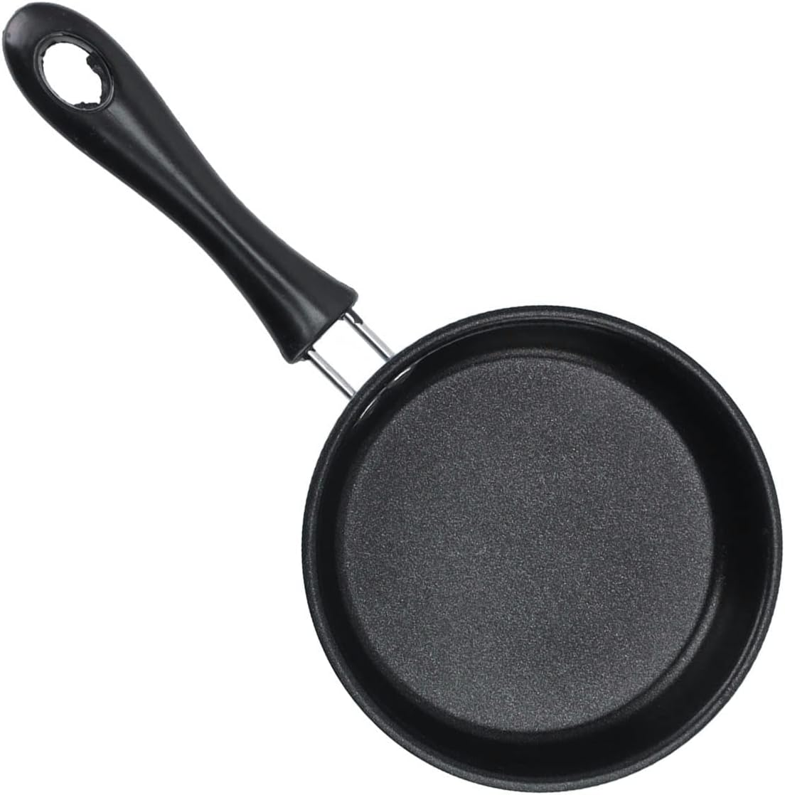 Mini Stainless Steel Nonstick Frying Pan for Oil Cooking, for Breakfast and Small Meals, 12Cm Induction Pot for Home Kitchen (Blue) - Blue image number 5