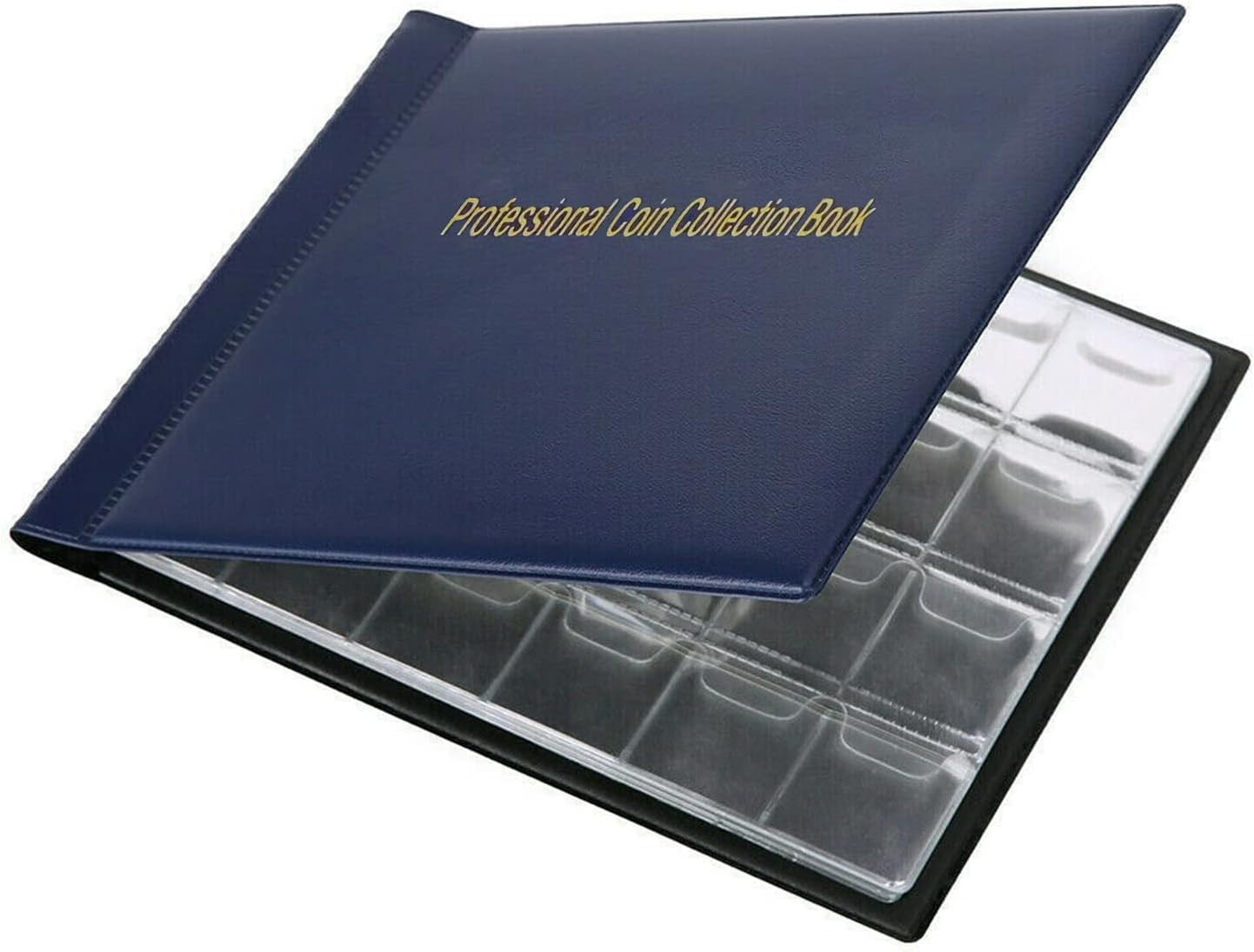 240 Coin Holder Collection Album Book - Storage for Collecting Money, Penny Pock image number 1