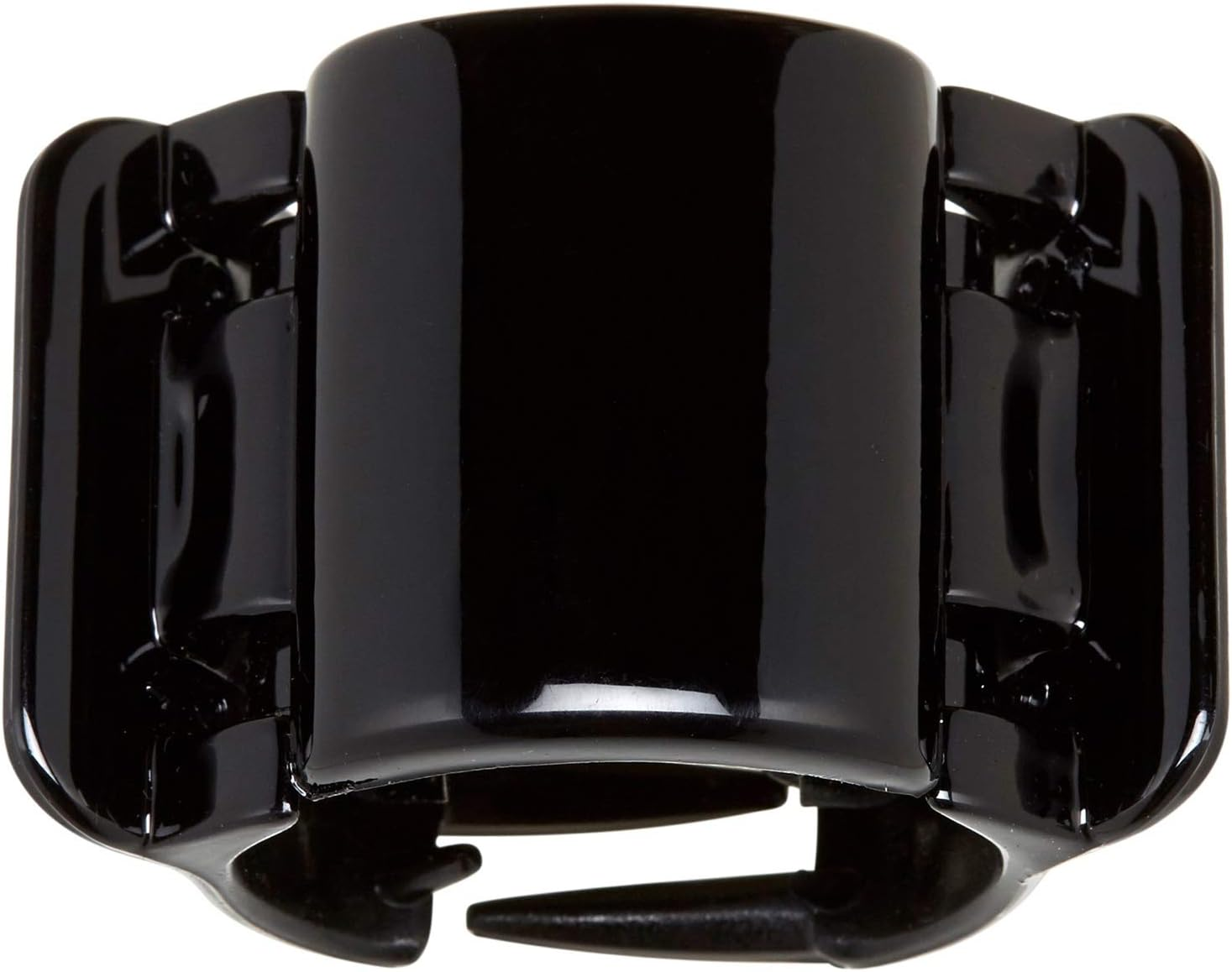 Allure Style Accessories Linziclip Midi 2-Pack, Black and Tortoiseshell, Modern Unisex Hair Clip, 2 Count, 2.25''W X 1.5''H X 1.5''D