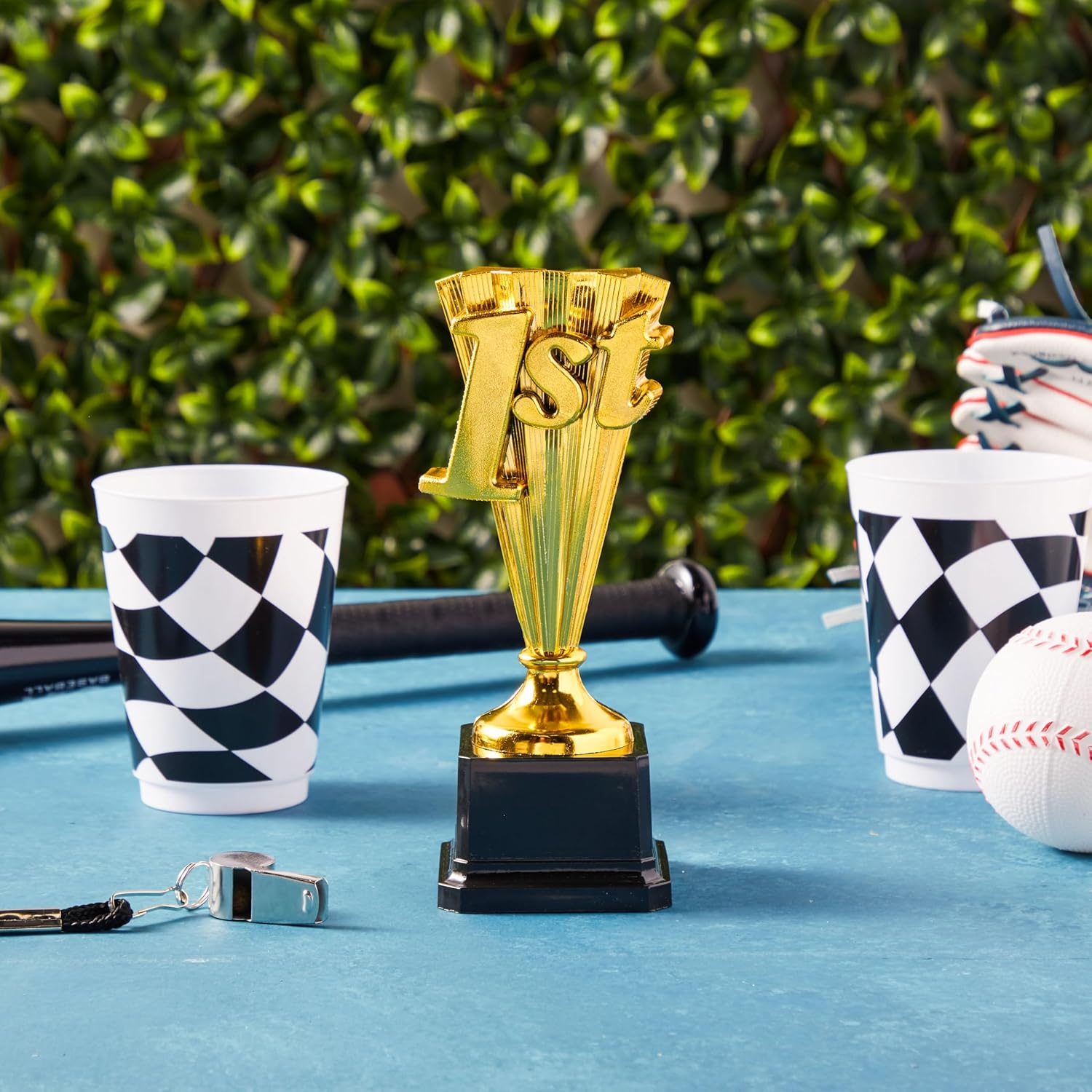 1St Place Trophy Award for Sports Tournaments, Funny Gold Trophies for Adults, Competitions, Achievements (8 In) image number 3