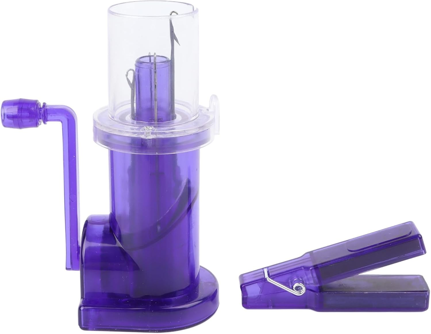 Embellish Knit Machine, Plastic Easy Manual Spool Knitter with Hand Crank, Lightweight Portable Weaver Knitting Tool for DIY Craft Ornament Garment Clothes image number 2