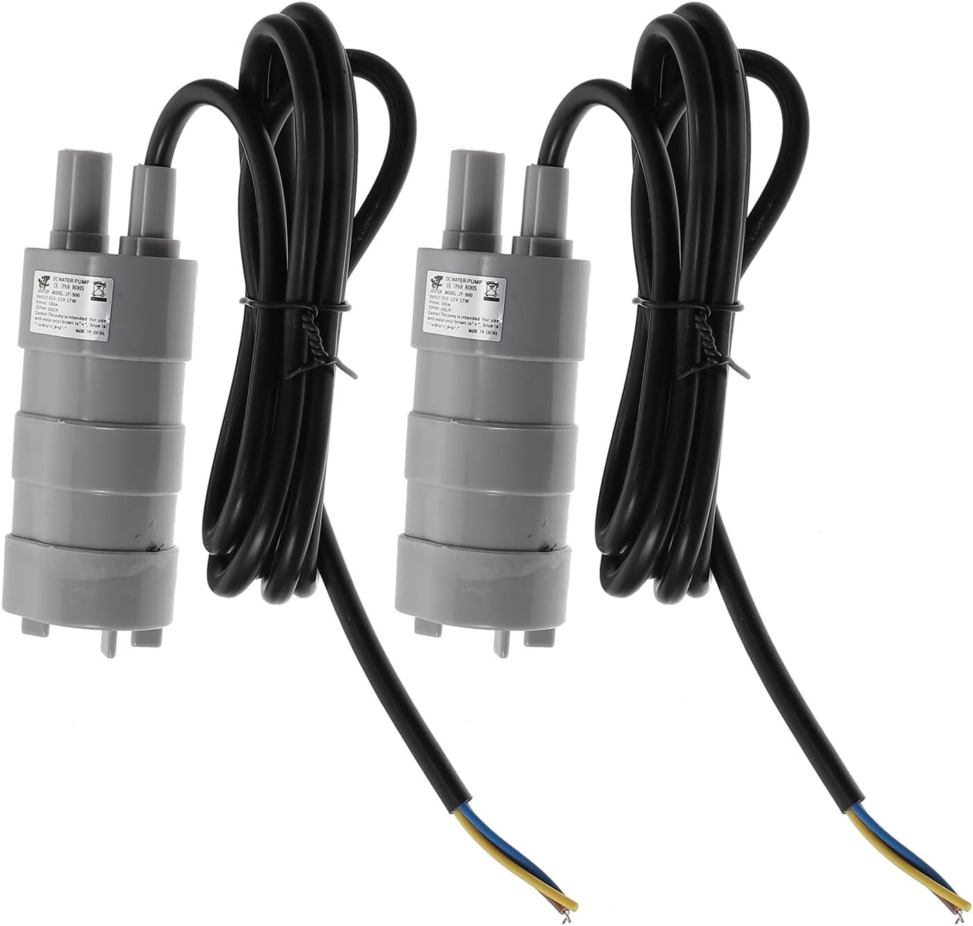 TIDTALEO 2 Pcs H Submersible Dc Water Pump Ultra-Quiet Aquarium Fountain Pump for Fish Tank Water Circulation and Oxygenation Easy to Clean and Remove Suitable for Pools and Hydroponics image number 1