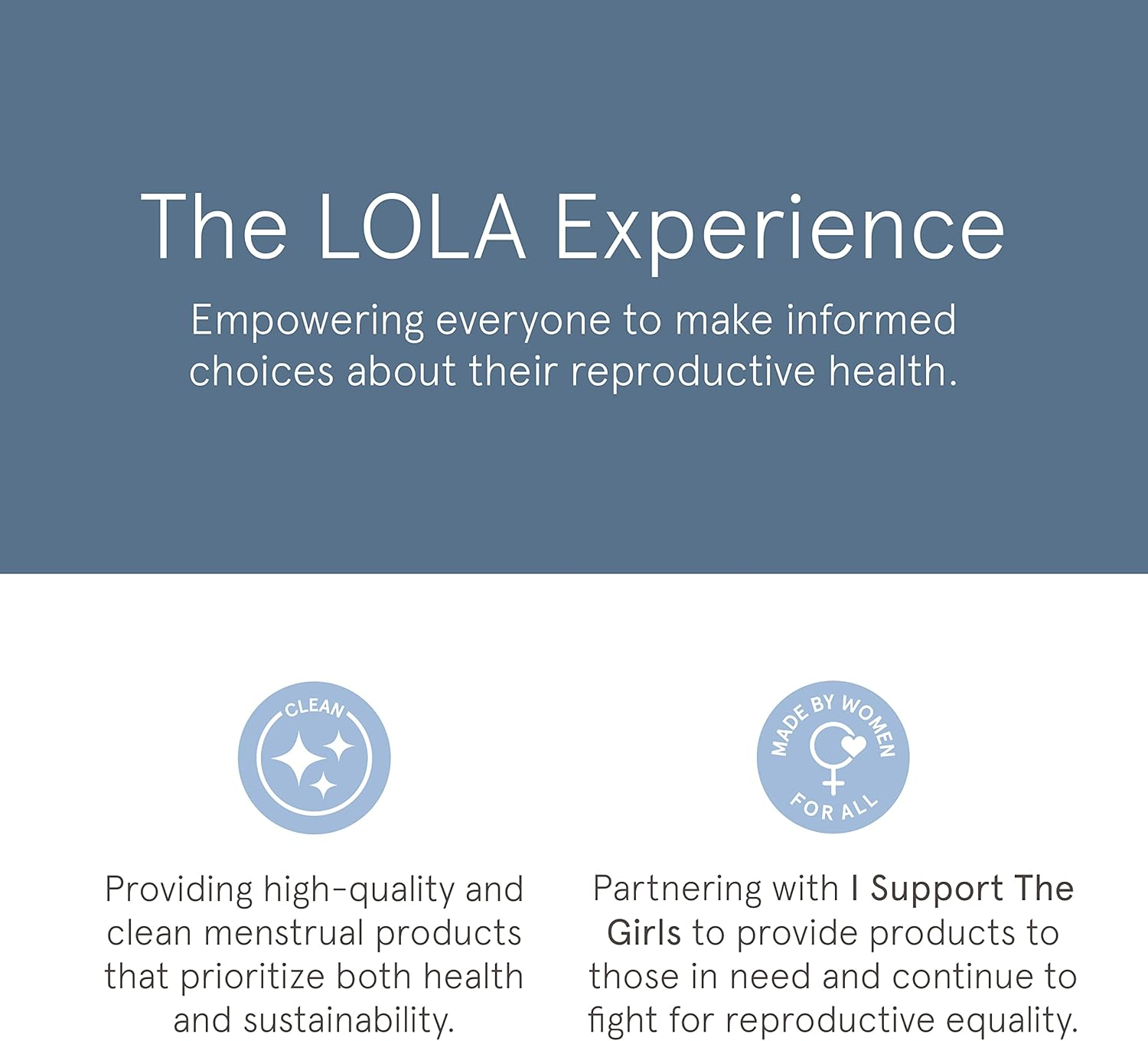 LOLA Personal Water-Based Lube for Sexual Wellness - Natural Ingredients with No Irritating Additives or Fragrance for Sensitive Skin - Lubricant for Him, Her, and Couples