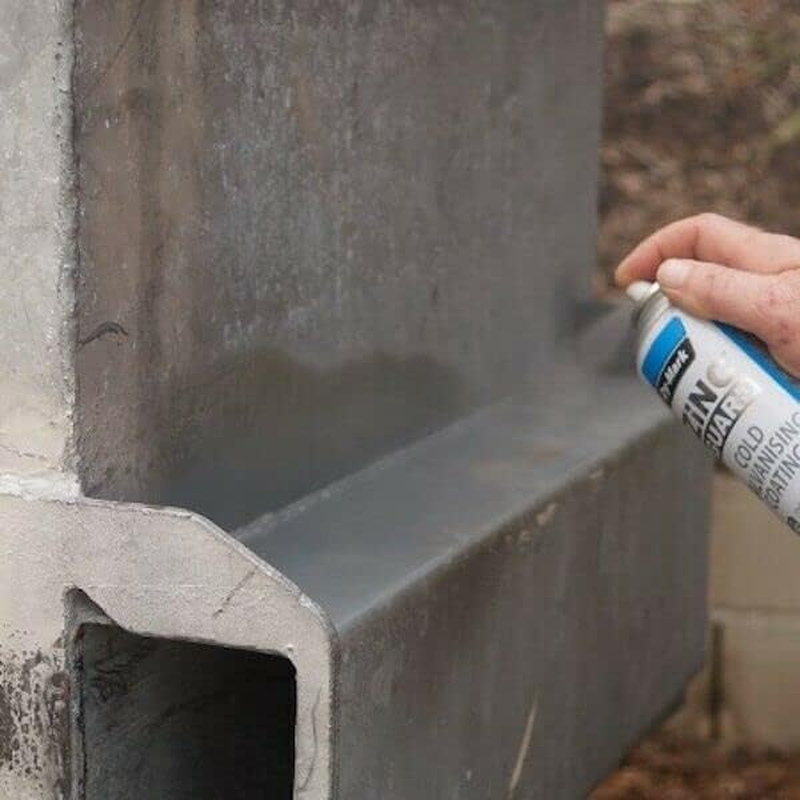 Dy-Mark Zinc Guard Spray Cans Cold Galvanising Coating Metal Protection Primer Dymark Professional Metallic Paint Rust anti Corrosive Remover (1 X 400G Can) image number 4