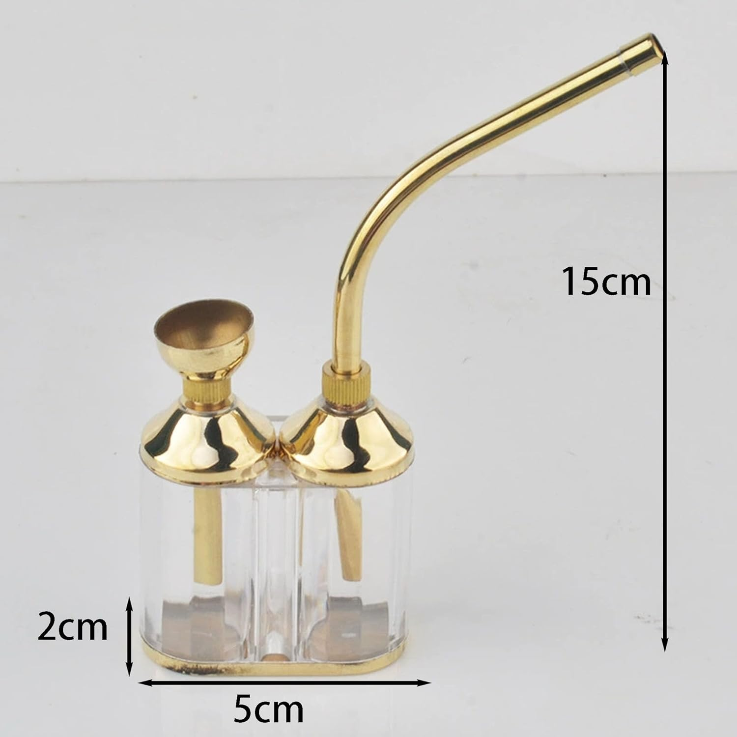 Plexiglass Jug with Curved Handle with Metal Tube, Dual Purpose Kettle Set Plumbing Gift Accessories image number 6