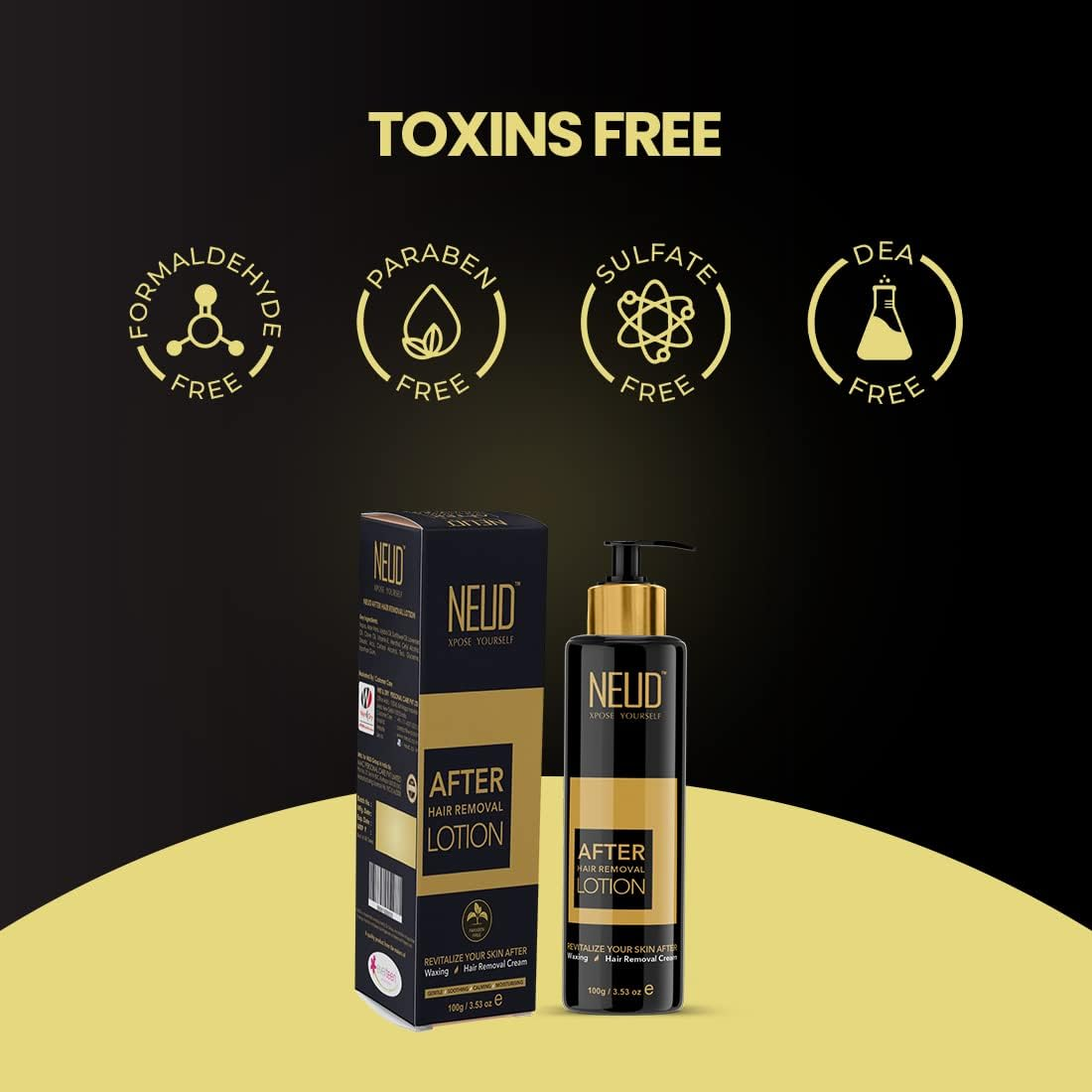 NEUD after Hair Removal Lotion for Skin Care in Men & Women - 1 Pack (100 Gm) image number 5