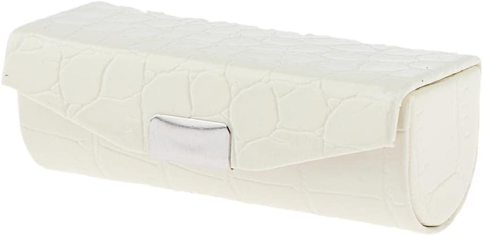 Koolsoo Leather Lipstick Case Holder Storage Box with Mirror for Purse, White - Brown image number 4