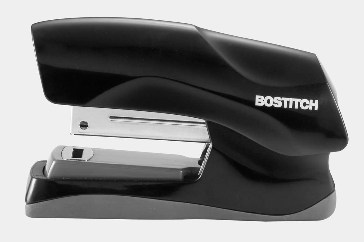 Bostitch Heavy Duty Stand up Stapler, Black, 40 Sheet Capacity with 5000 Staples, Small Stapler Size, Fits into the Palm of Your Hand image number 3