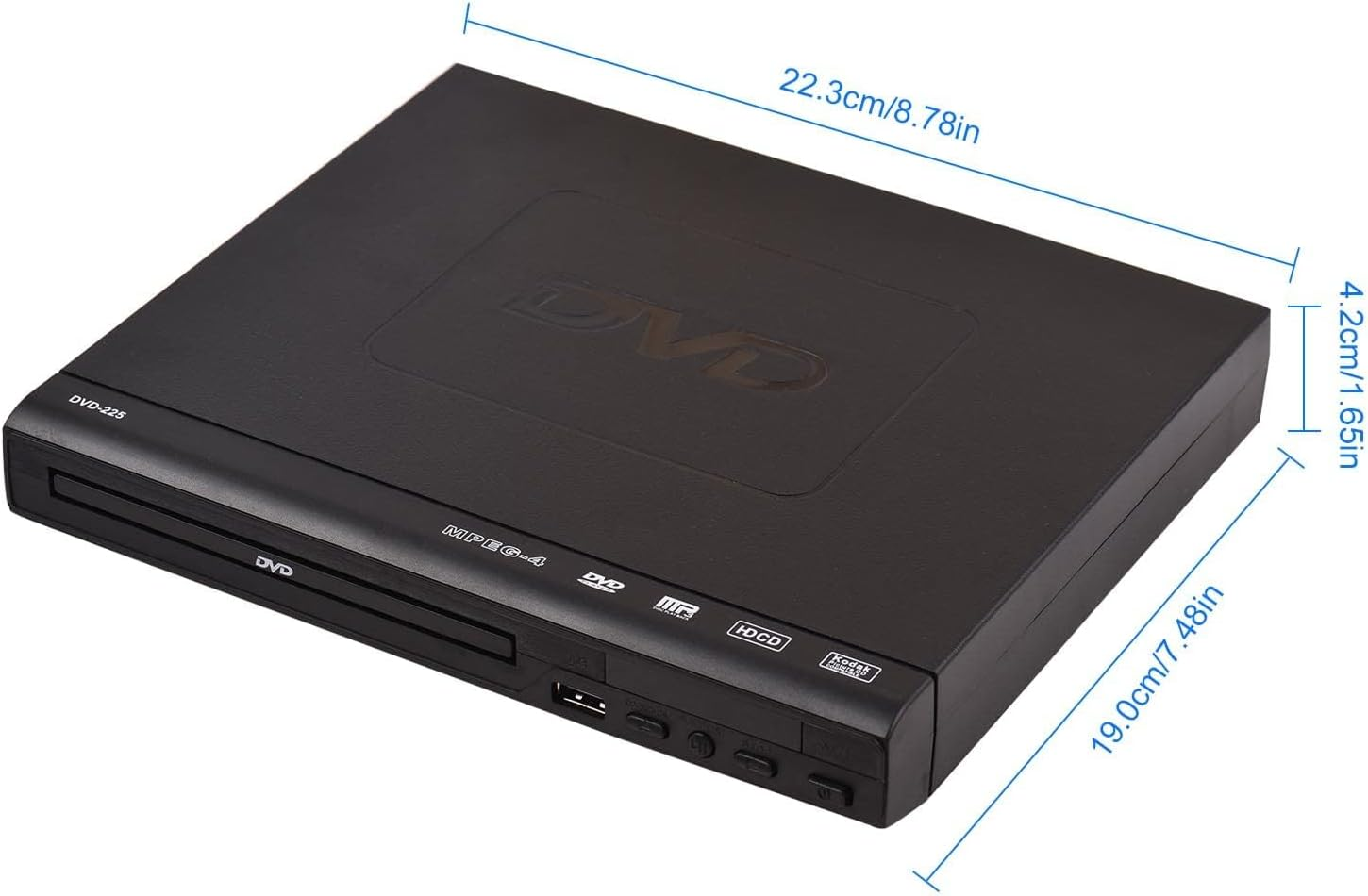 DVD Players for TV with HDMI, CD Player with USB Port Play All Regions, Simple DVD Player for Elderly, CD Player for Home Stereo System, HDMI RCA Cable Included image number 3