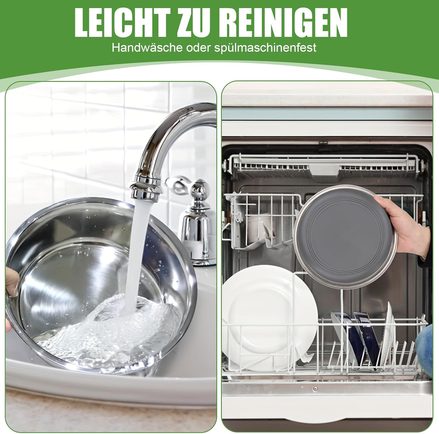 Pack of 2 Stainless Steel Dog Bowls, Food and Water, Non-Slip Rubber Base, Rust Resistant, Easy to Clean, Dishwasher Safe, Comes with Rubbish Bag, for Small, Medium, Large Dogs, Cats (900 Ml) image number 5