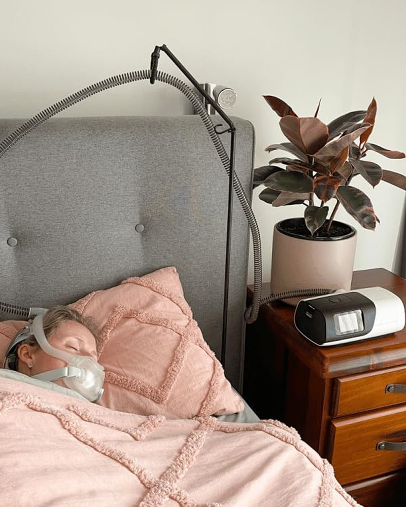 CPAP Hose Holder &ndash; Foldable, Adjustable Hose Hanger for Tangle-Free Sleep &ndash; Portable CPAP Accessory for Comfortable, Uninterrupted Nights image number 3