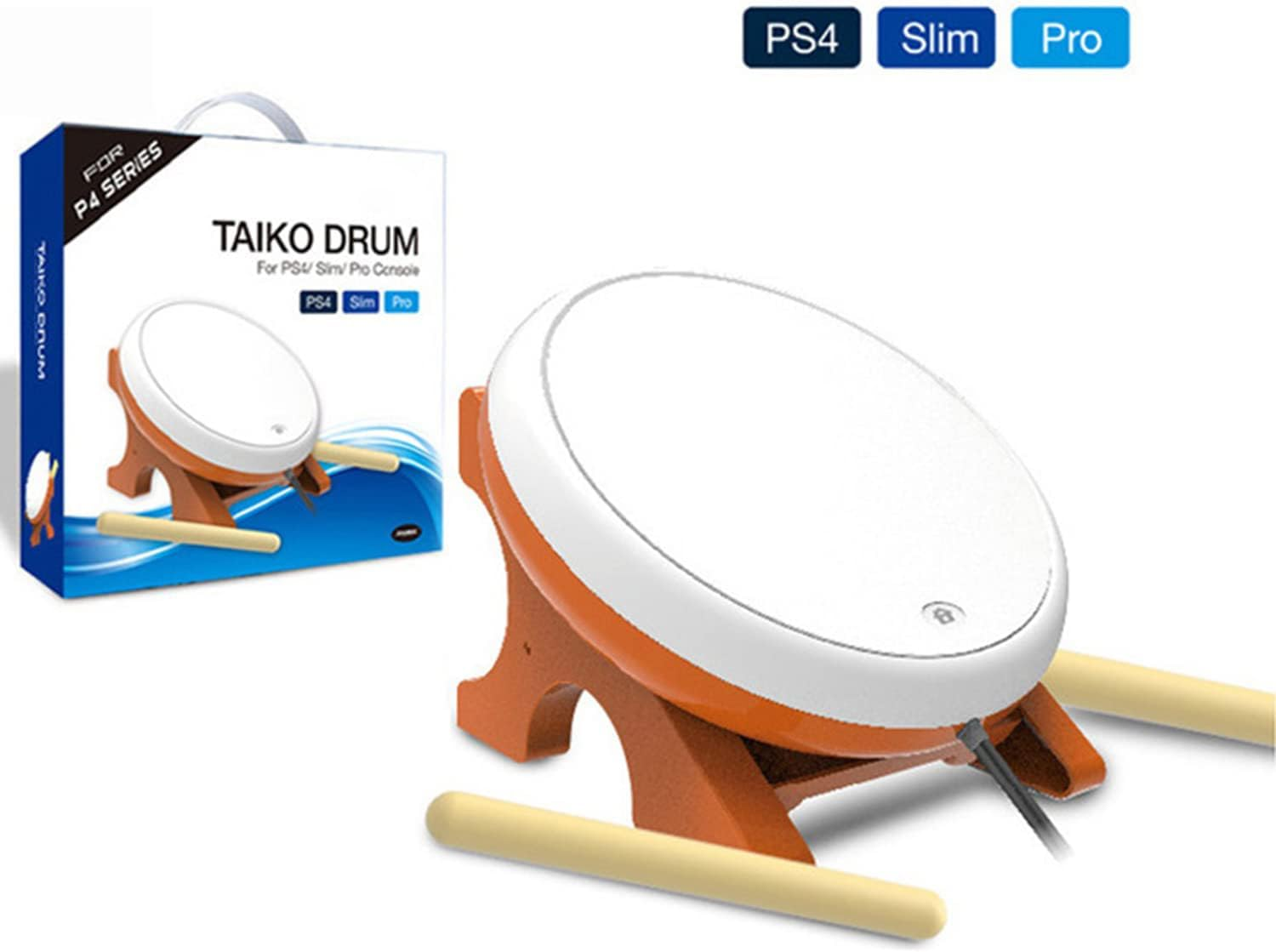 OSTENT Drum Controller Sticks Japanese Traditional Instrument for Sony PS4 Slim Pro Taiko No Tatsujin Master Video Games image number 3