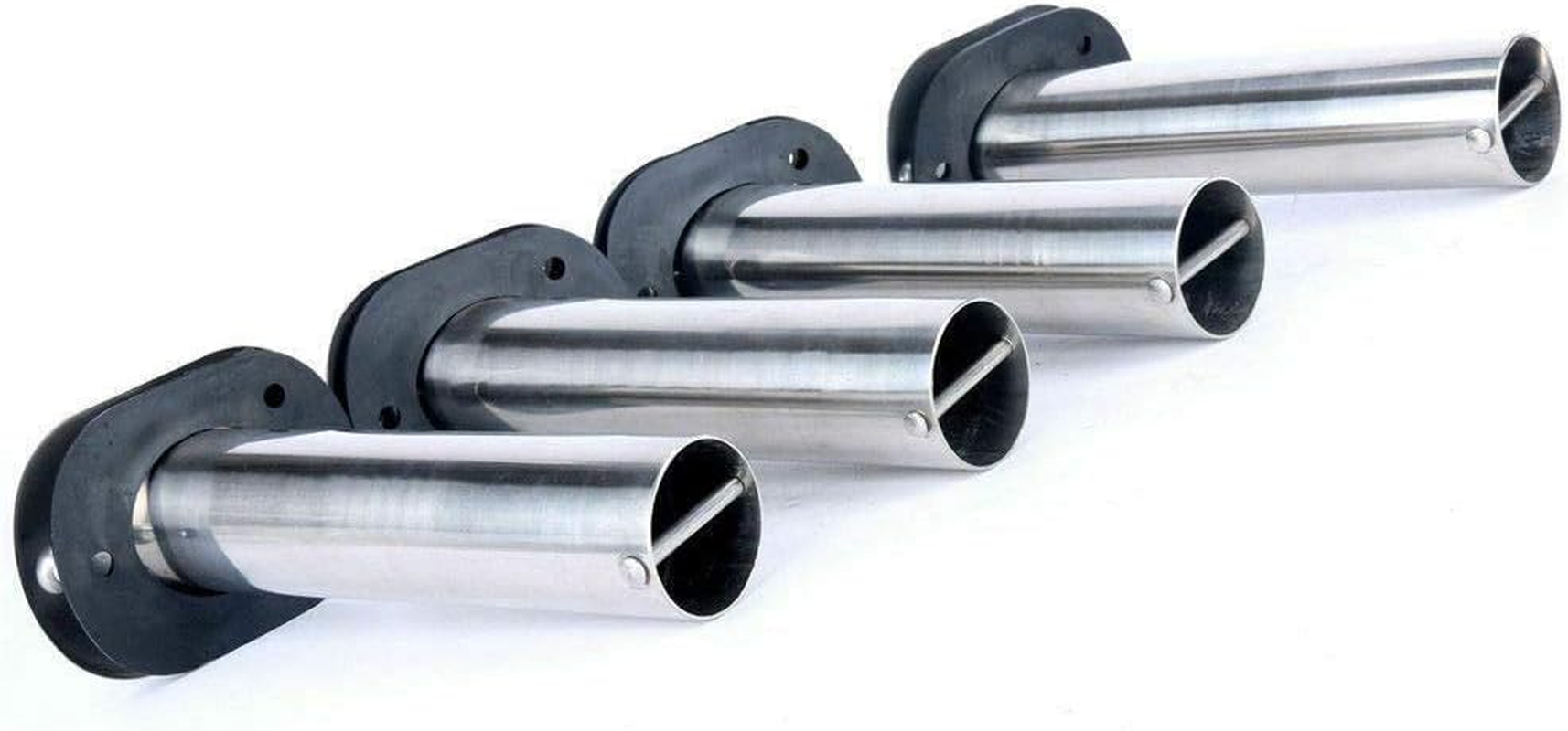 2/4X Fishing Rod Holders 304 Marine Grade Stainless Steel Flush Mount 30 Degree image number 1