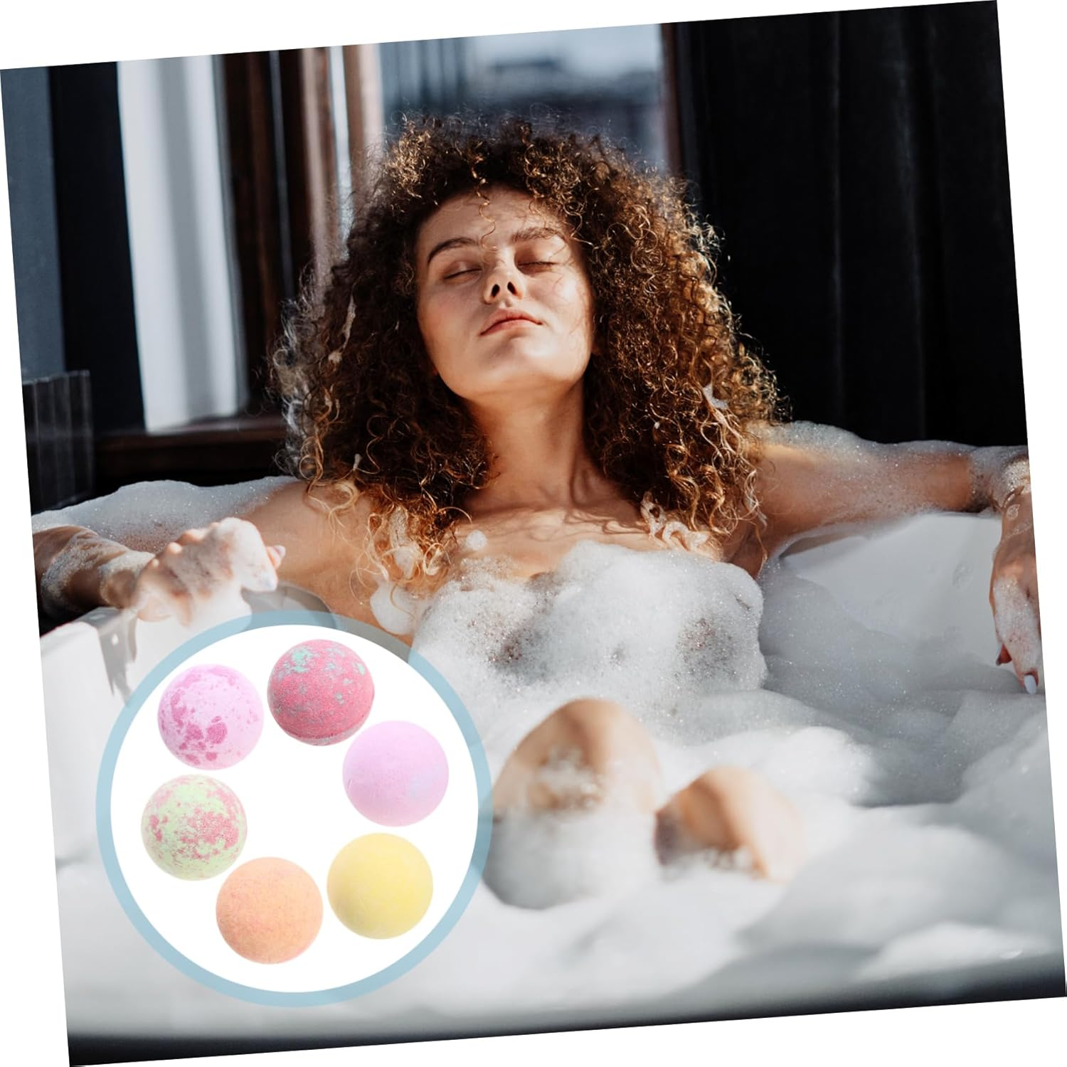 WOFASHPURET 12Pcs Spa Bath Balls Adorable Bubble for Relaxation for Women Spa Experience image number 3