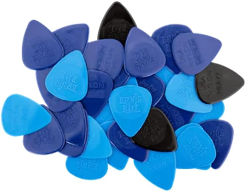 Ernie Ball Heavy Injection Molded Nylon Picks 0.97Mm Bag of 50 image number 6