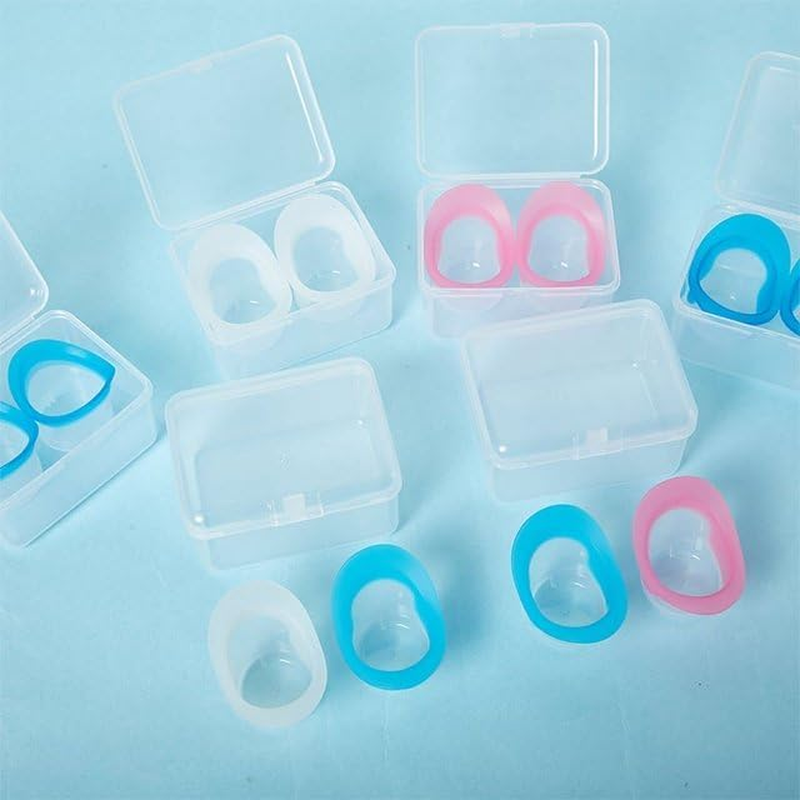 2Pcs Blue and Pink Eye Wash Cup Eye Wash Kit Bath Kit Silicone Eyelash Lid Care for Tired Dry Eyes Effective Eye Cleaner Solution with Storage Container Soothing Tired Eyes image number 1