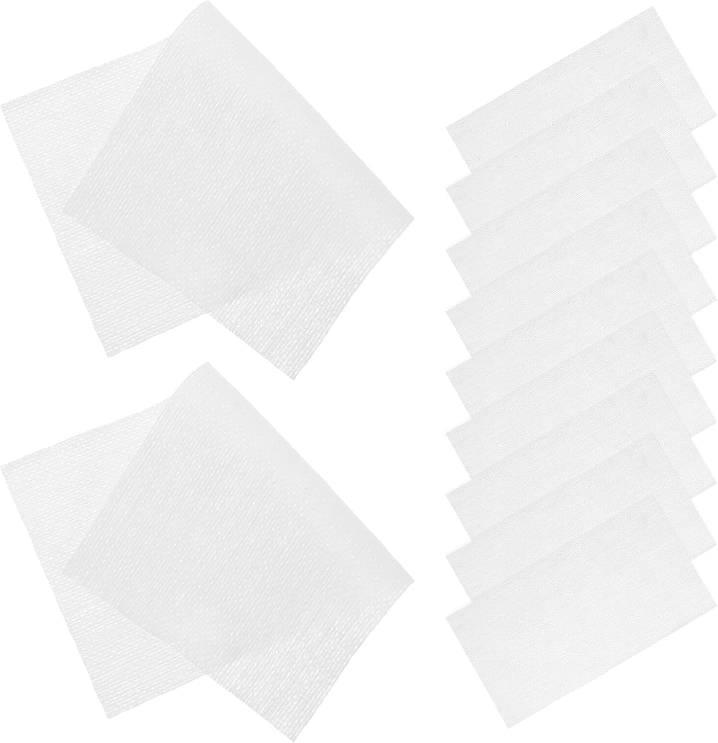 GAROZATION 500Pcs Stretchable Cosmetic Cotton Pads for Face and Eye Makeup Removal &ndash; Breathable Water-Spun Nonwoven Fabric &ndash; Dual-Use Dry and Wet Facial Cleaning Pads for Professional Beauty image number 2