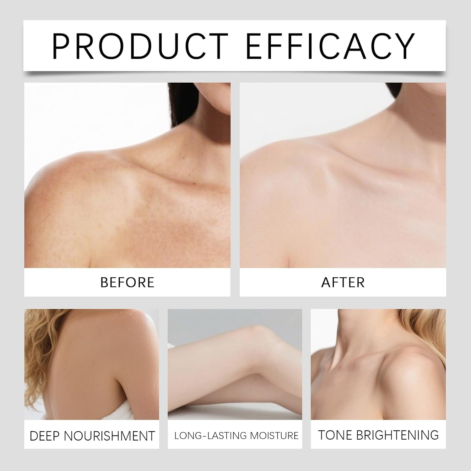 Body Firming Shimmer Body Oil Tightening & Hydrating Treatment | after Shower Massage Oil for Women Men | All-Natural Moisturizing Nourishing Body Luxury Oils for Dry Skin | Lightweight (1PCS) image number 3