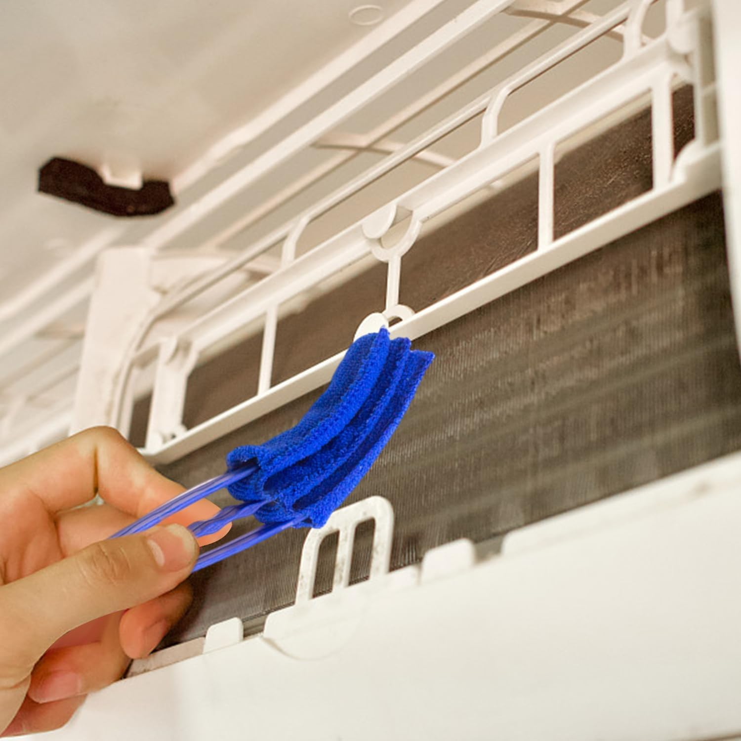 JDNFKG Pack of 4 Electric Cleaning Brushes, Multifunctional Cleaning Tools, Electric Dust Removal Tools, Suitable for Air Conditioners, Refrigerators and Evaporators image number 5