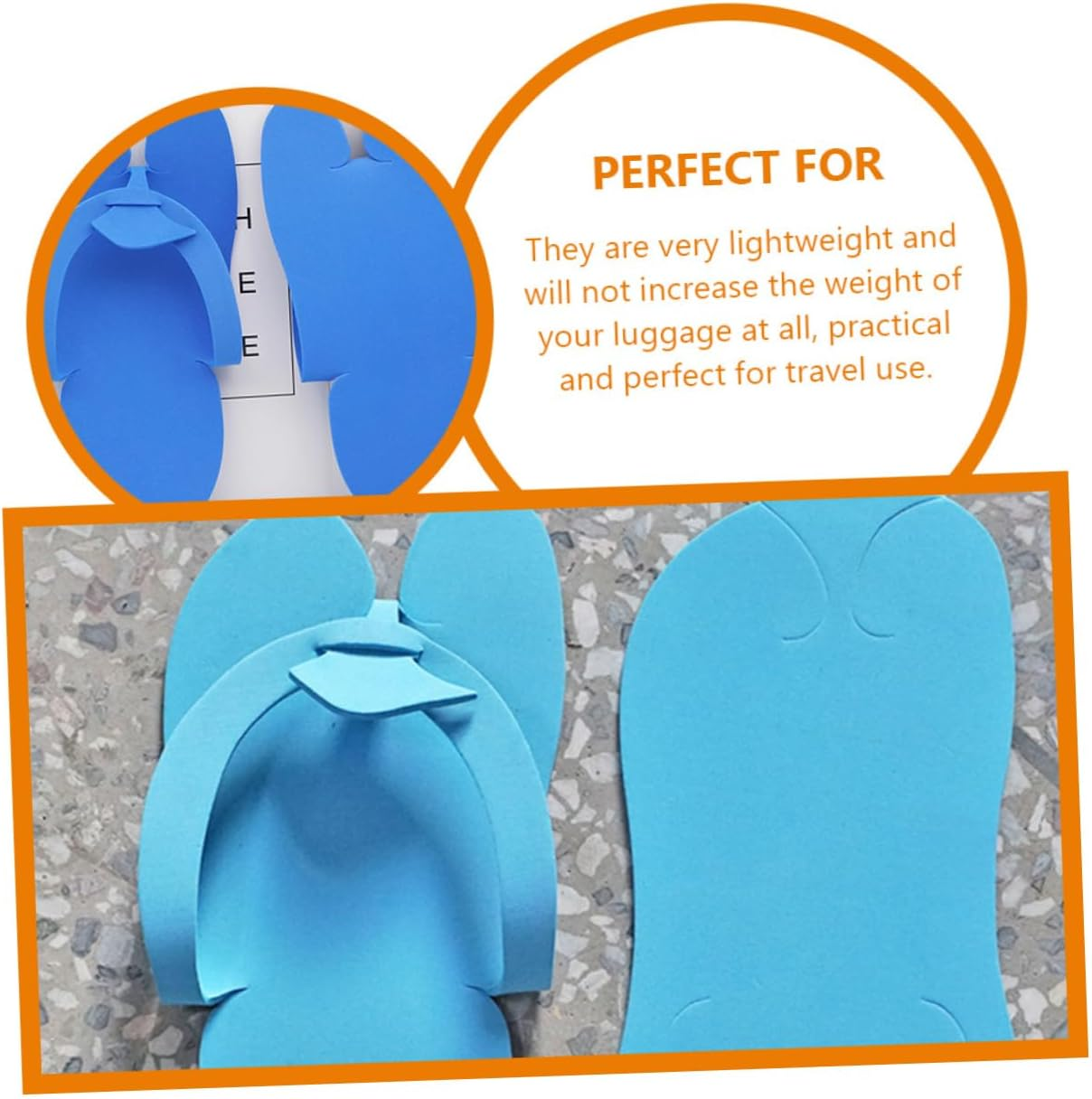 CALLARON 48Pairs Disposable Spa Slippers Eva Pedicure Sandals for Hotels and Salons Comfortable for Men and Women Random Colors Guest Footwear