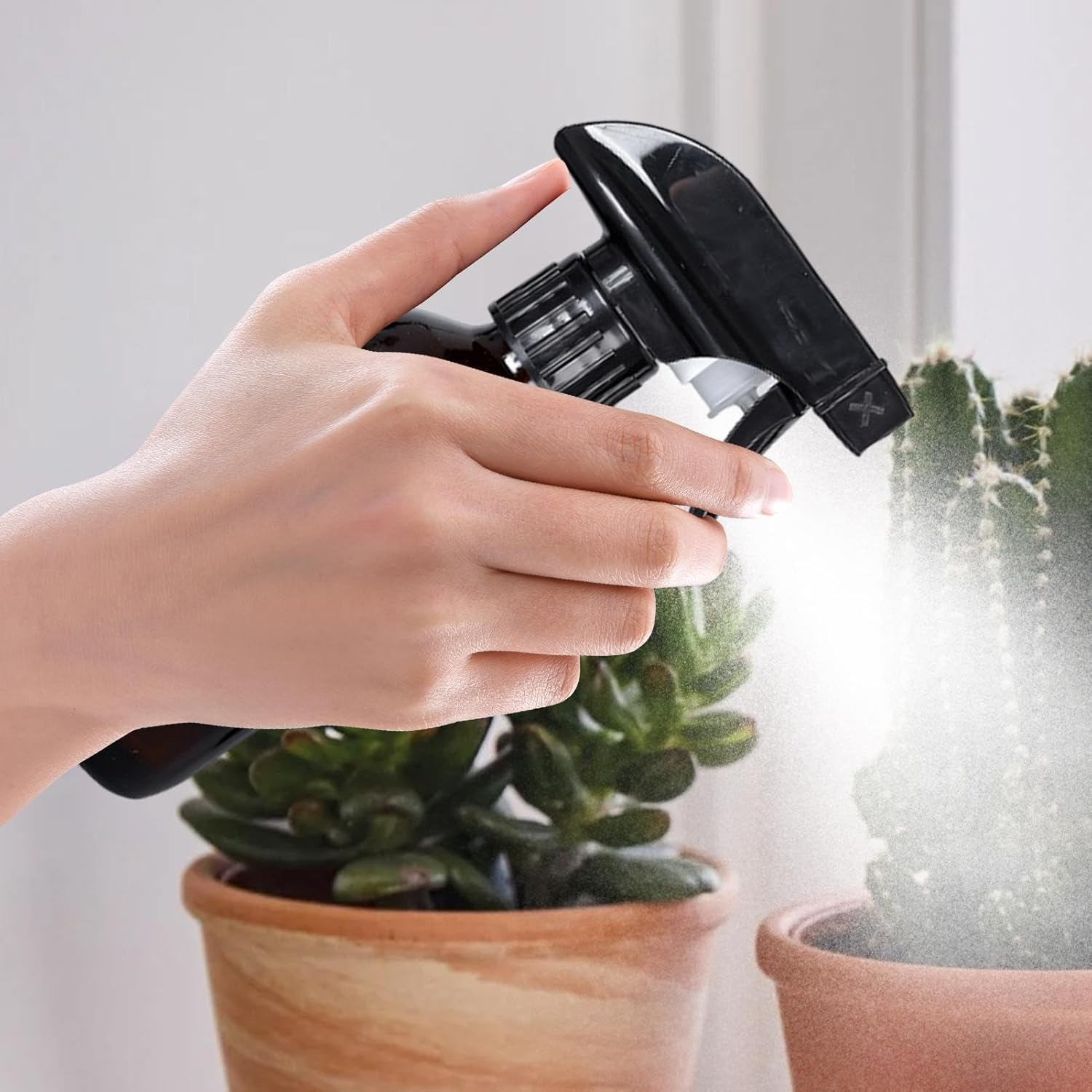 Shurzzesj Refillable Hair Spray Bottle, Fine Mist Spray Bottles - 2 X 240Ml Continuous Hair Fine Mist Spray Bottles,Mister for Cleaning image number 1