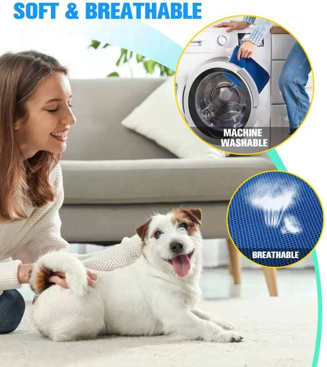 Kkiimatt 10 in 1 Pet Grooming Hammock Harness with Nail Clippers/Trimmer, Cat&Dog Nail Clipper Hammock, Cat&Dog Grooming Sling for Small Animals Nail Trimming/Clipping (Xxs/Under 10Lb Blue) image number 3