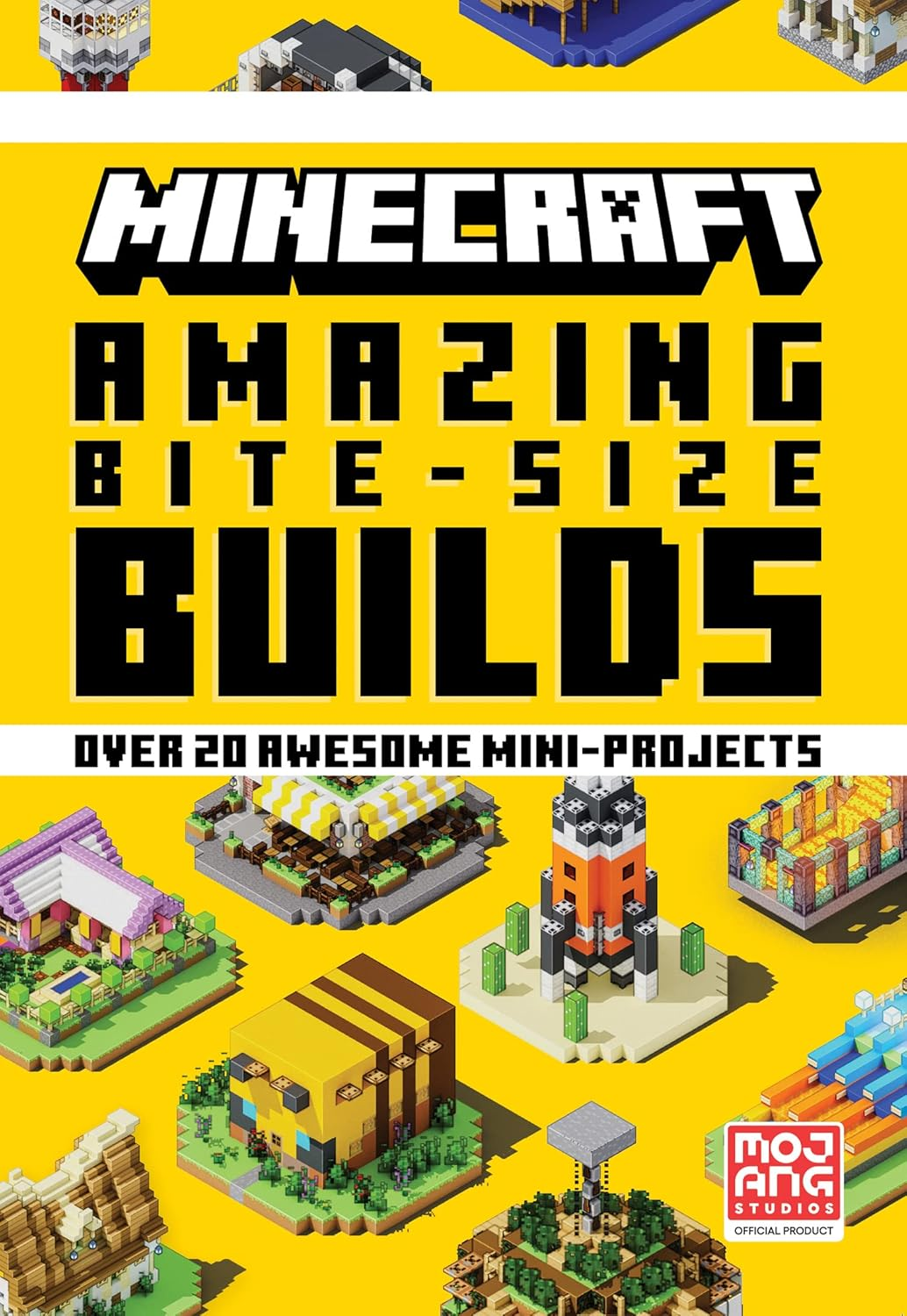 Minecraft Bite Size Builds Slipcase X 3: the Official Collection of Illustrated Mini-Projects with over 60 Fun Builds: Great for Gamers of All Ages and Abilities.