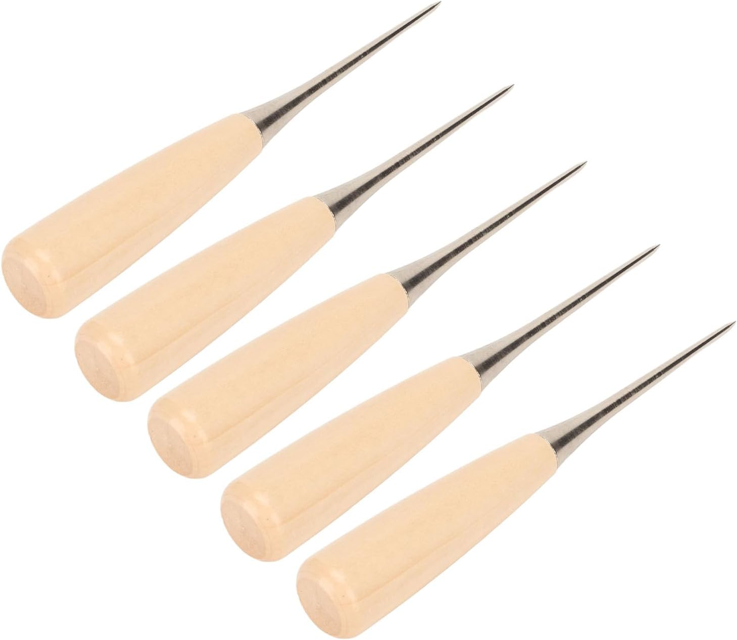 Stainless Steel Scratch Awl Tool with Hardwood Handle, Rust Resistant Multipurpose Leather Scratch Awl for Scribe, Layout Work, & Piercing Wood image number 6