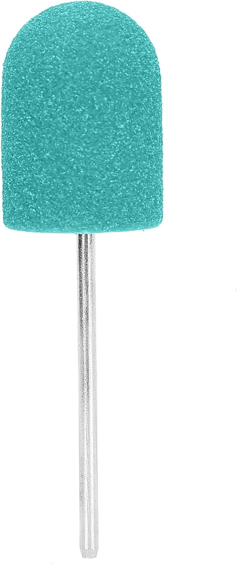 20Pcs Sanding Bands for Nail Drill, Electric Colored Professional Fine Sanding Bands, Polishing and Nail Polish Remover, 0.6X1Inch with 1 Shaft, for Manicures, Pedicure, Salon (Green) image number 3