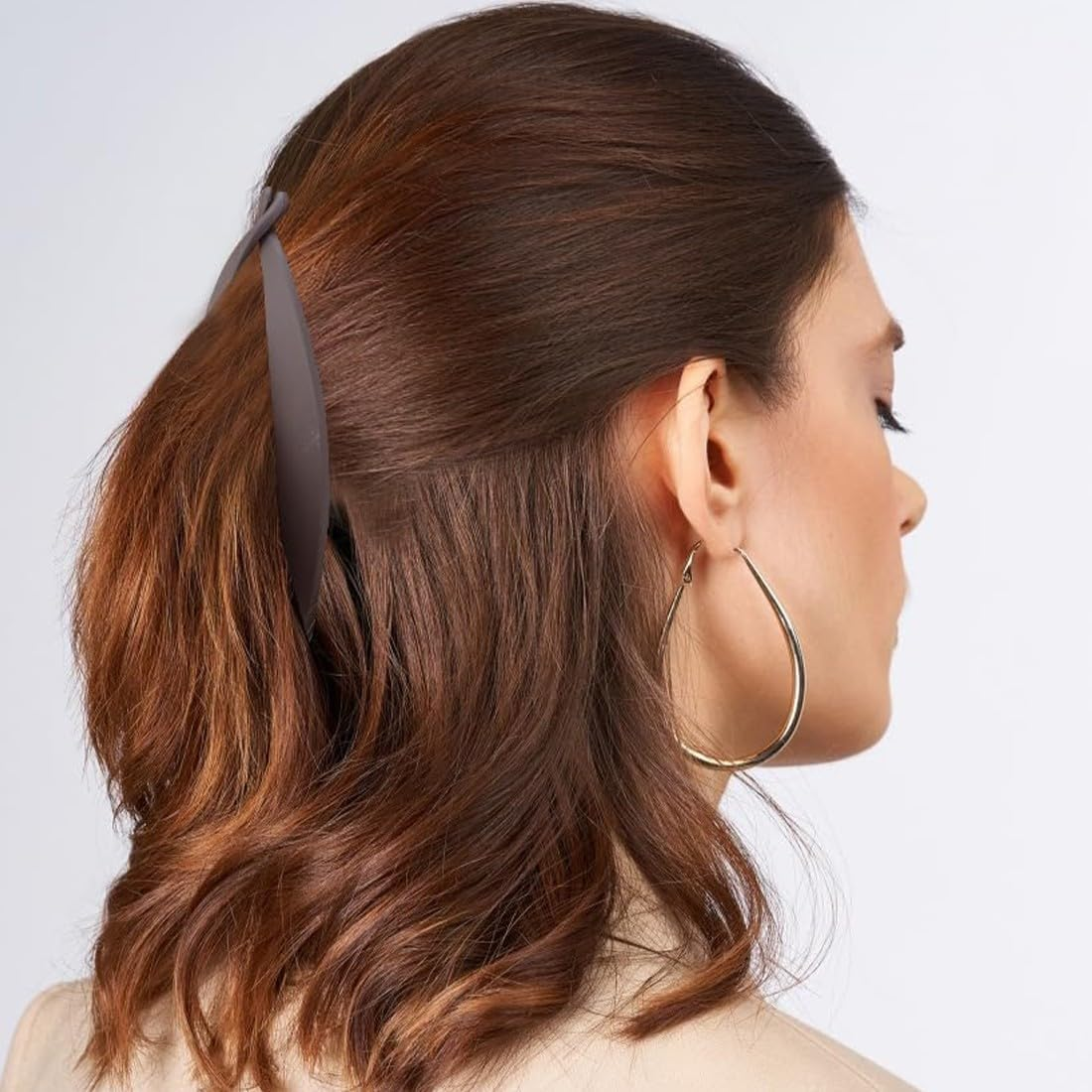 JEYORZY Pack of 3 Banana Clips, Vintage Fishtail Hair Clip, French Banana Clip, Ponytail Holder, Curly or Straight Hair, Banana Clips, Hair Clips for Women and Girls