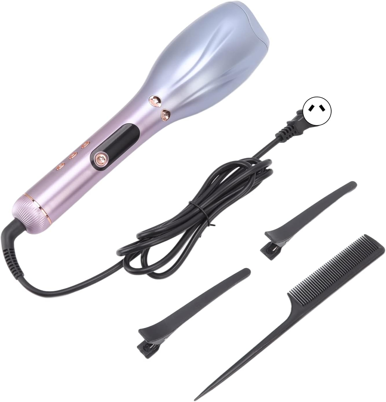 Automatic Curling Iron ABS Innovative Key Design Automatic Curling Iron 110-240V Wide Temperature Range Fast Heating Rate for Women'S Hair Styling (AU Plug) image number 3