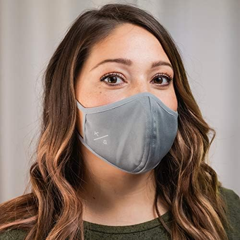 Keysmart Packable Face Mask W/Pocket (Light Grey) image number 5