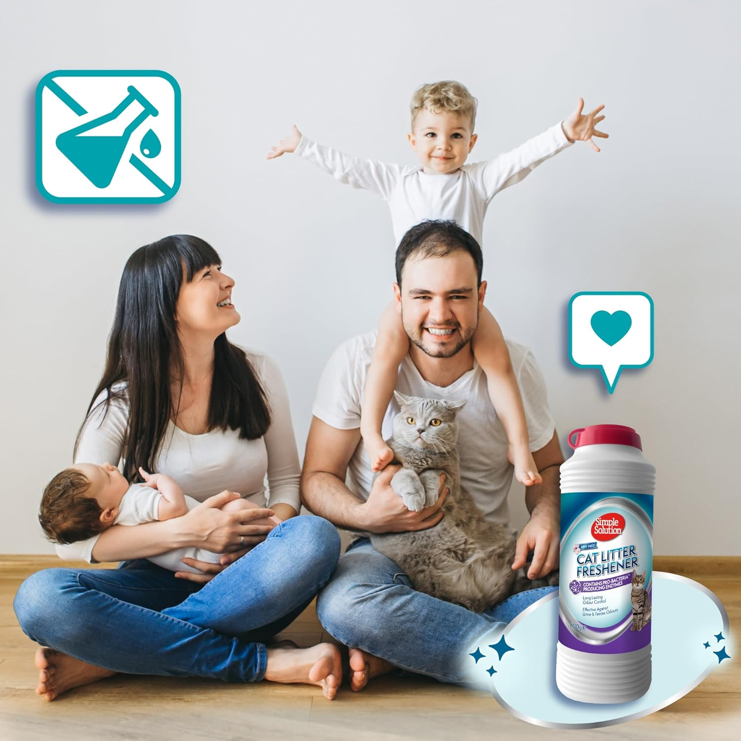 Simple Solution Cat Litter Freshener with Enzymatic Cleaning Granules image number 5