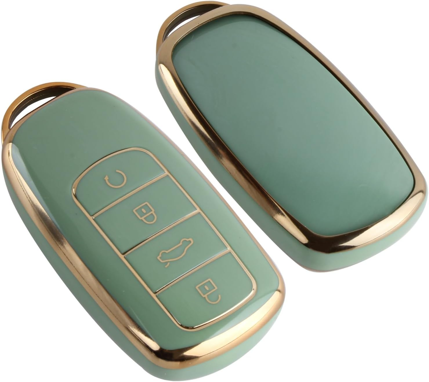 Durable Car Smart Key Fob Case Cover, Premium TPU Protective Case Compatible Chery Omoda 5 Tiggo 8 Pro Universal Car Accessories Key Protection Shell for Chery Automobile (Green) image number 3