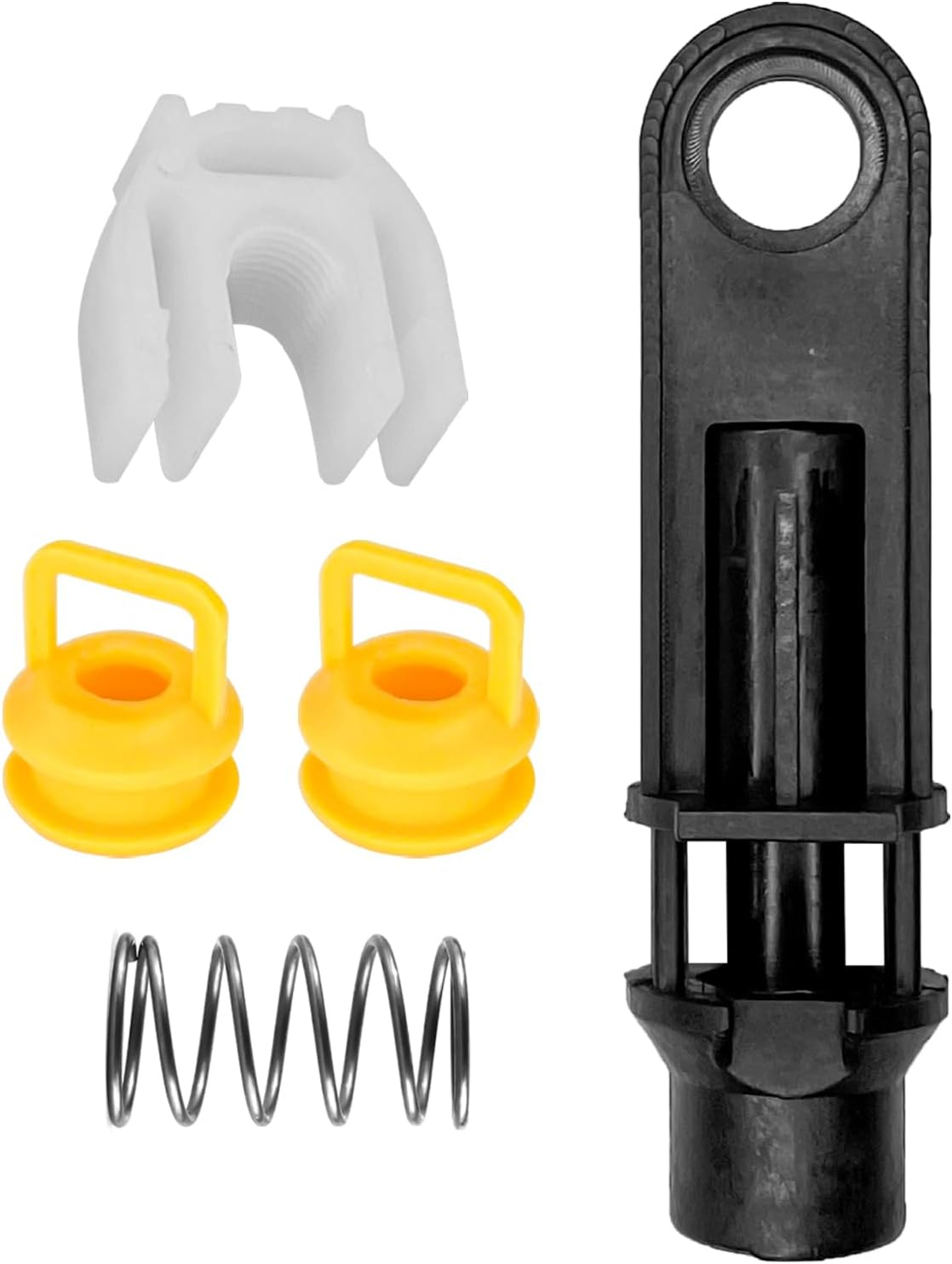 QKYS 5PCS Transmission Shifter Linkage Cable Bushing Repair Kit, Shifter Bushing Replaces# 14104 15276979 52855956AG Compatible with Chevy Silverado 1500 2500 3500, Buick, Cadillac, GMC, RAM image number 5
