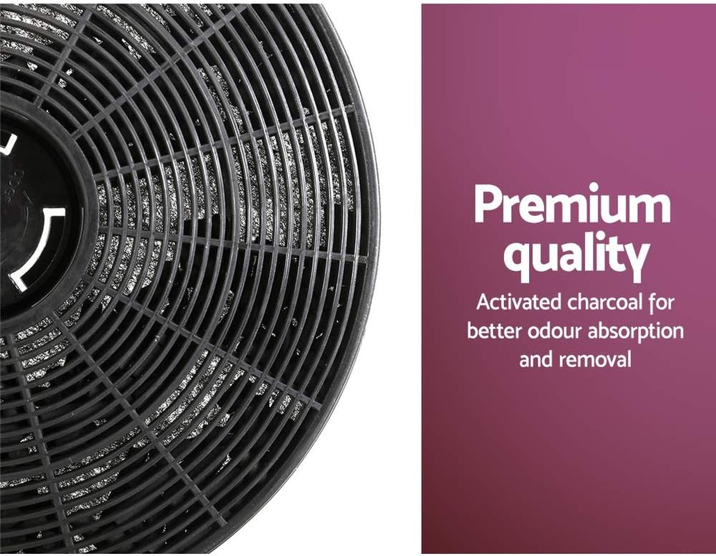 17Cm Range Hood Carbon Charcoal Filters Replacement X2 Kitchen Ventilation Parts image number 5