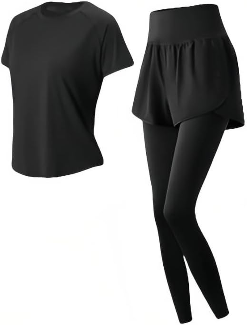 Running Athletic Clothes Yoga Outfits Activewear Sportswear Fitness Women Jogging Tracksuits Suits Workout